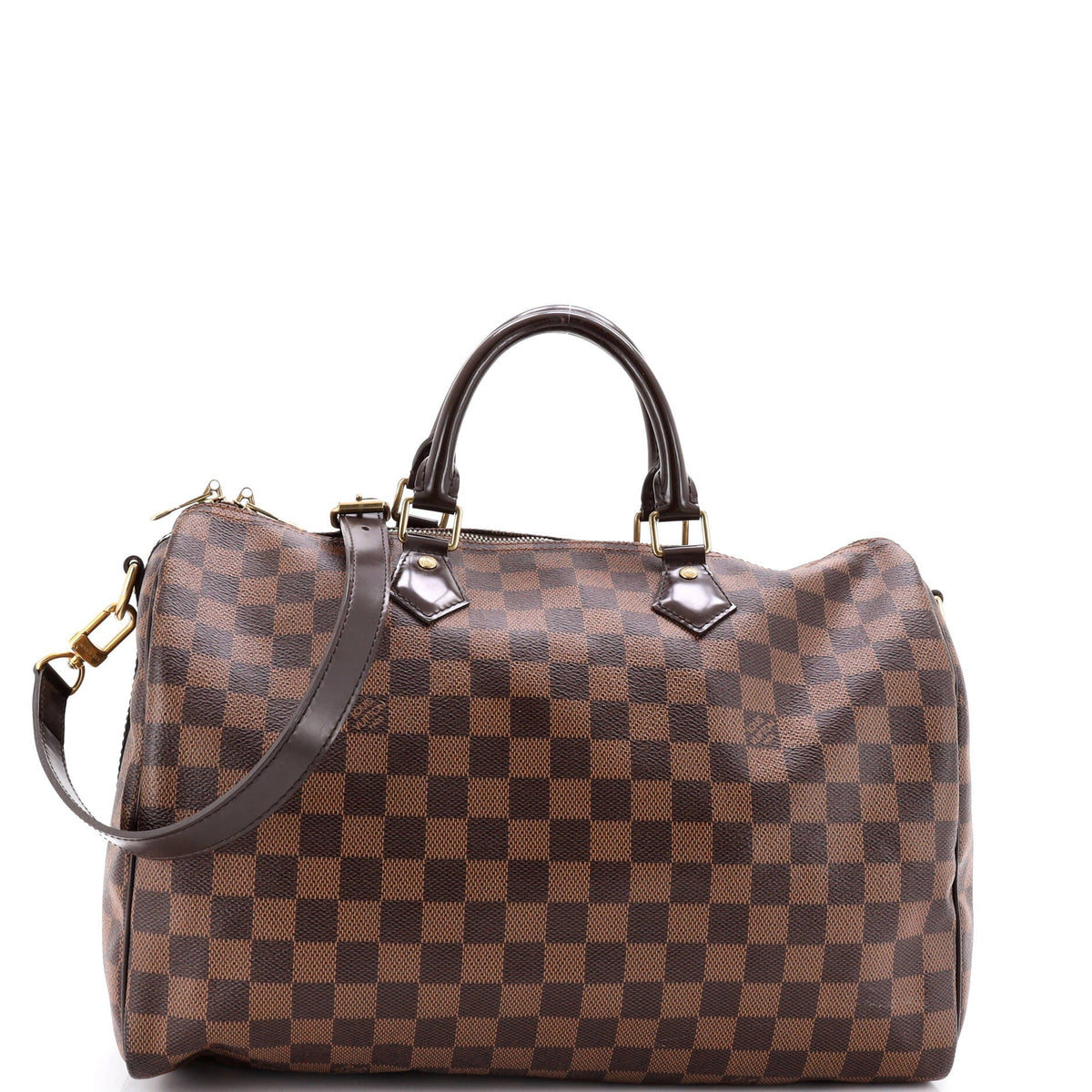 Louis Vuitton Speedy Bandouliere Bag Damier 35