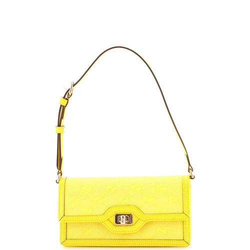 GUCCI Luce Shoulder Bag GG Canvas Mini