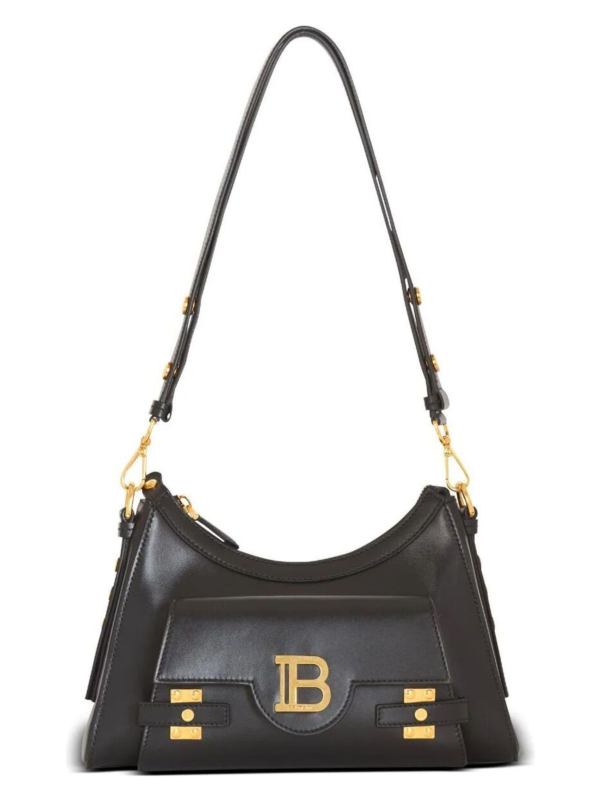 Balmain Women's B Buzz Hobo Bag in Black | Size UNICA | DN1BT904LSLX