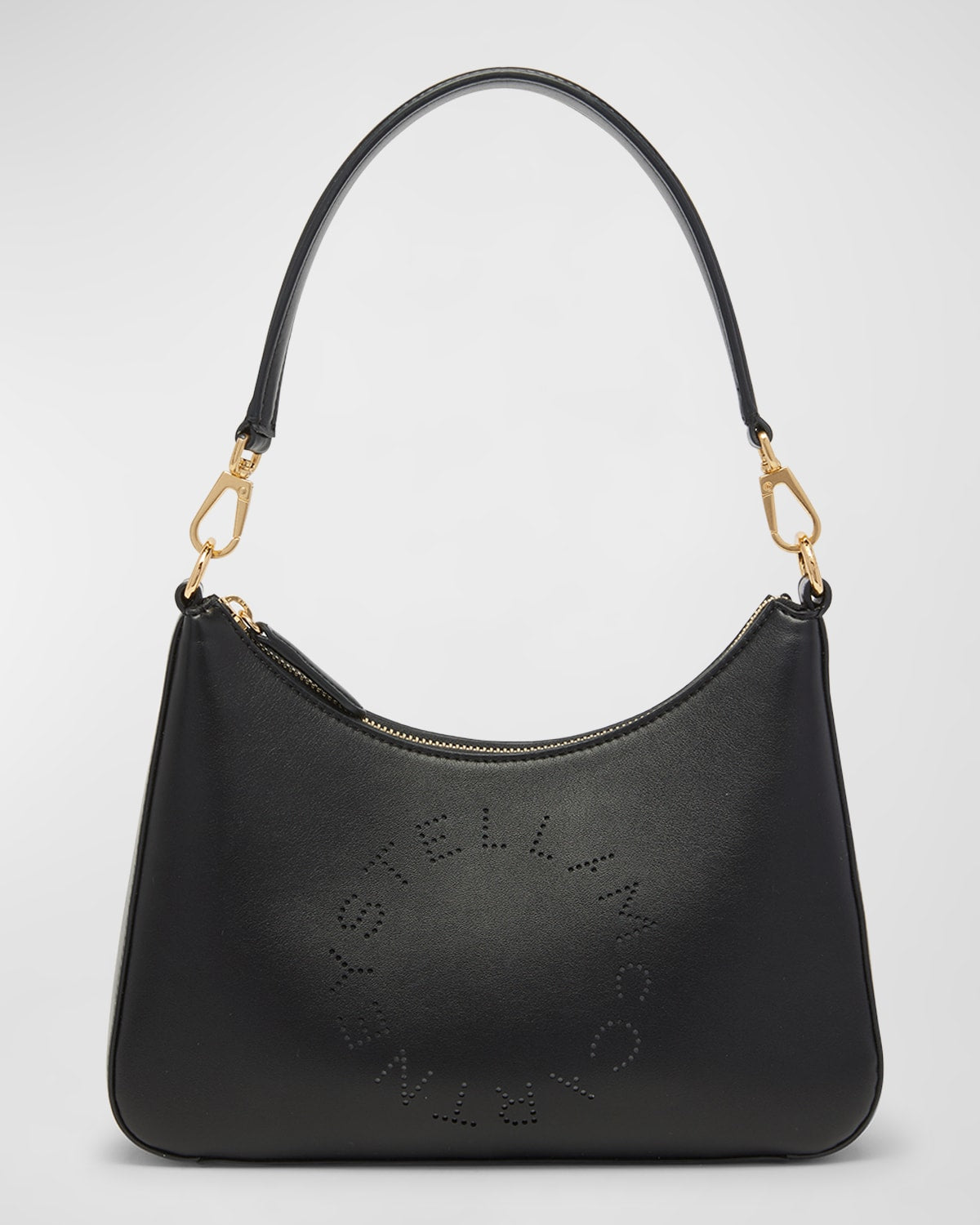 Stella McCartney Logo Vegan Leather Shoulder Bag