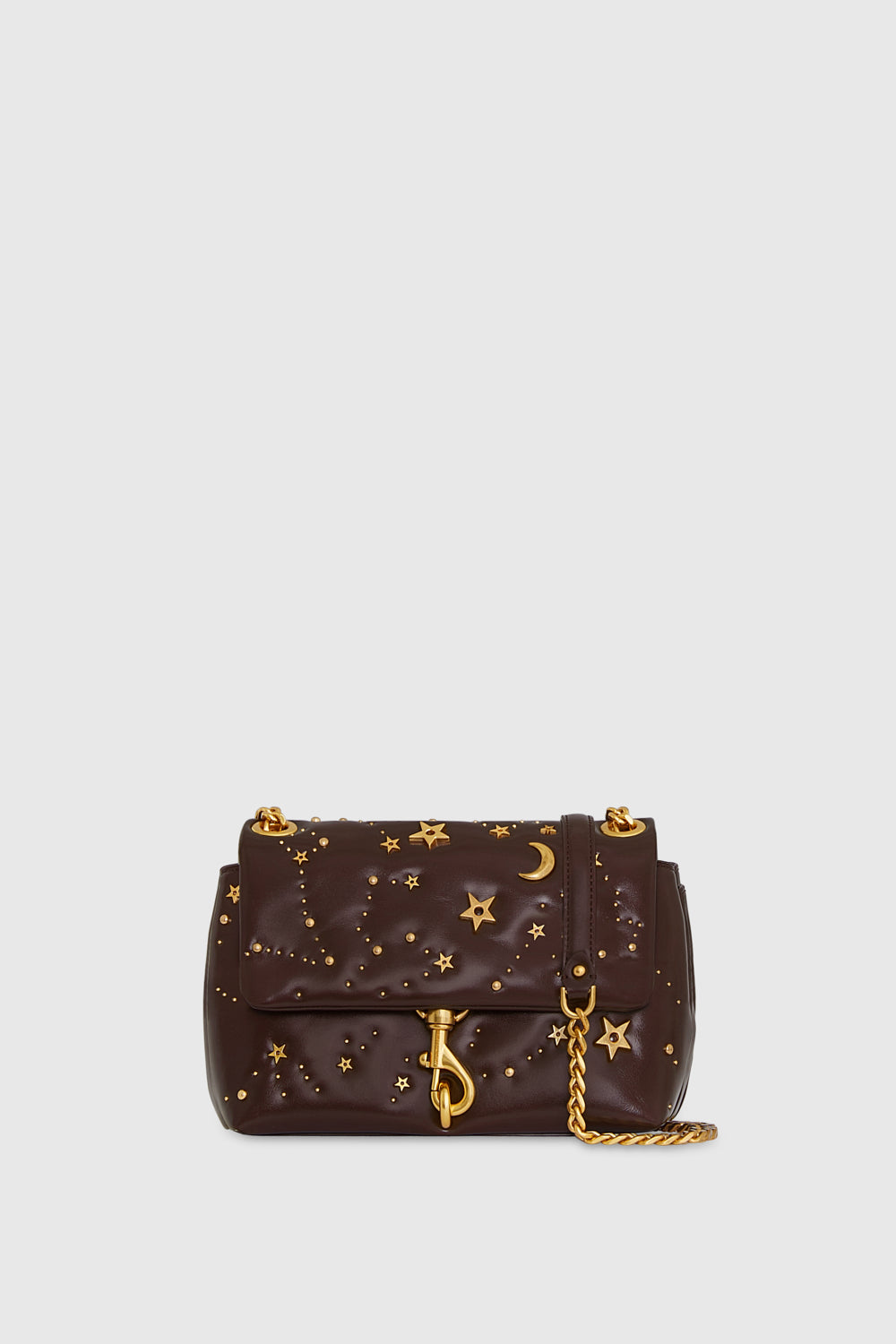 Rebecca Minkoff Edie Crossbody With Celestial Studs Bag In Brandy