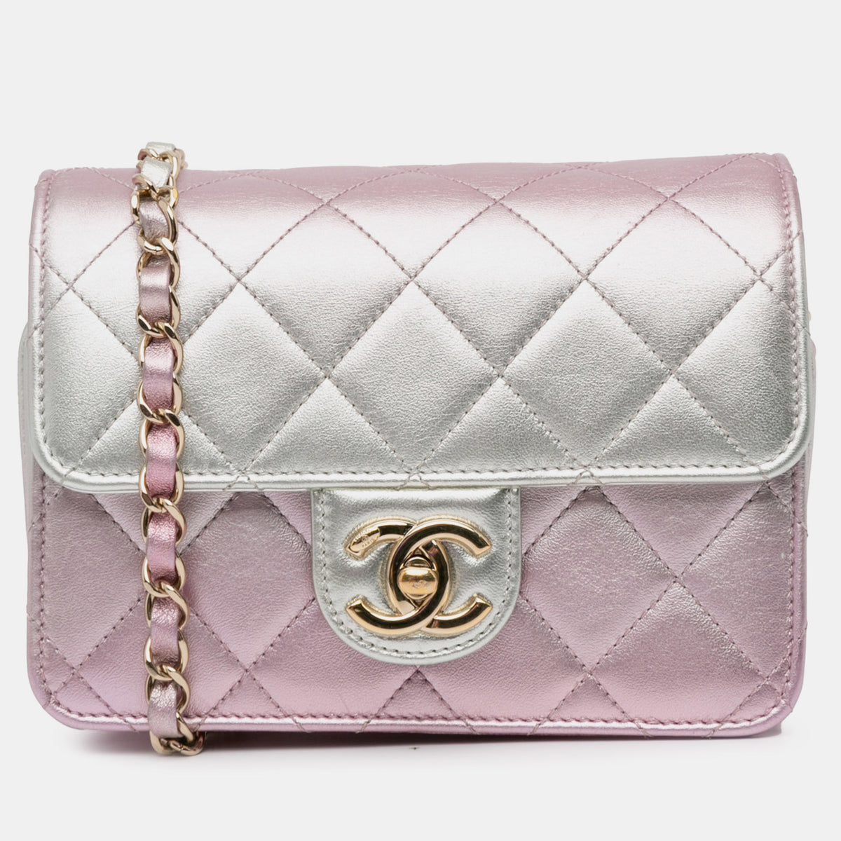 Chanel Mini Metallic Like a Wallet Flap Bag