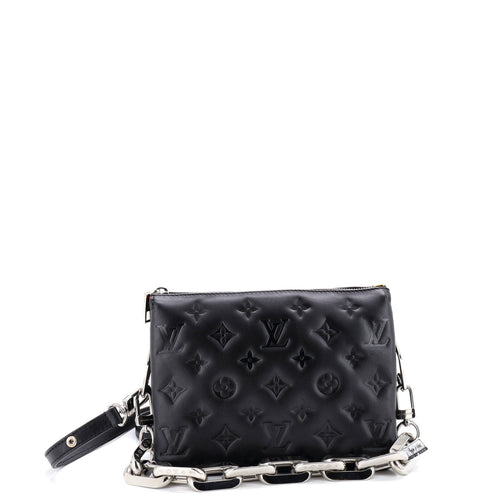 Coussin Bag Monogram Embossed Lambskin BB