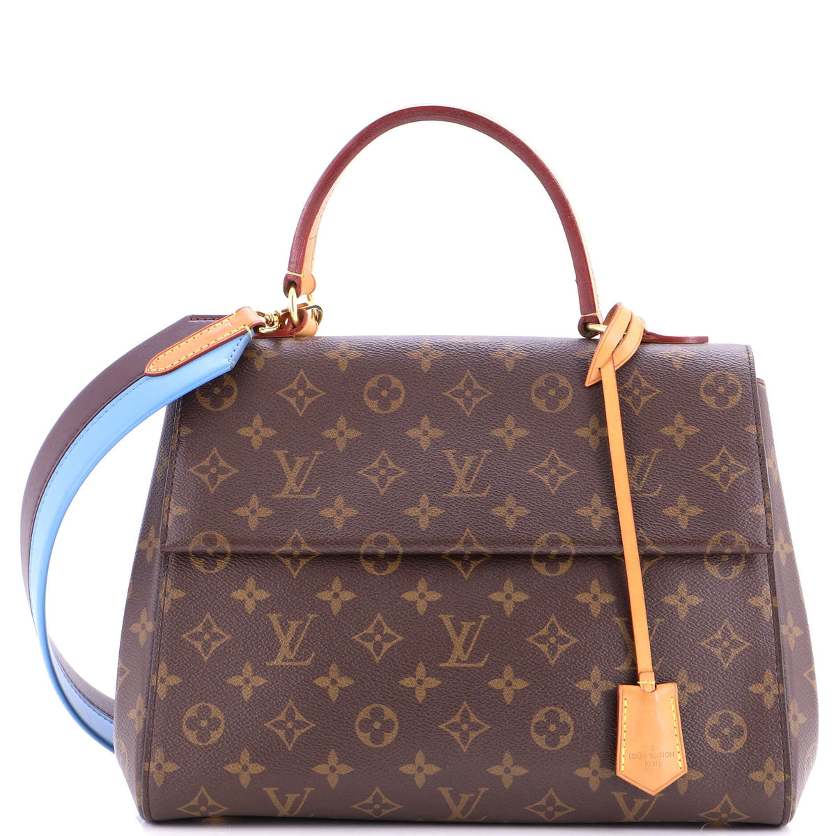 Louis Vuitton Cluny Top Handle Bag Monogram Canvas MM