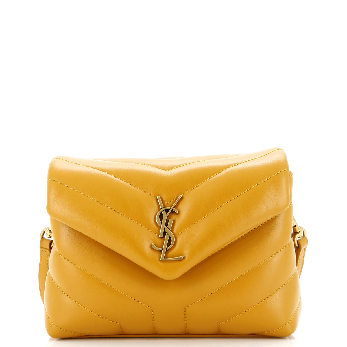 Saint Laurent Loulou Shoulder Bag Matelasse Chevron Leather Toy