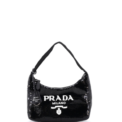 PRADA Re-Edition 2000 Hobo Sequins Mini