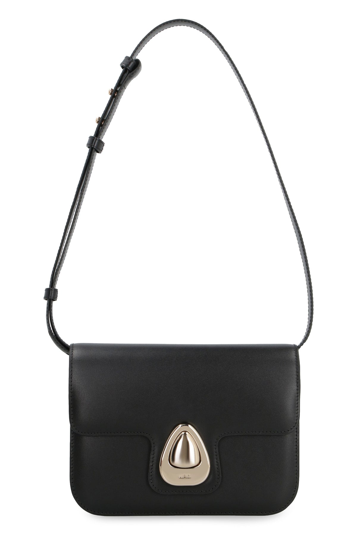A.p.c. Women's Astra Leather Small Bag in Black | PXBMWF61859 Color LZZ