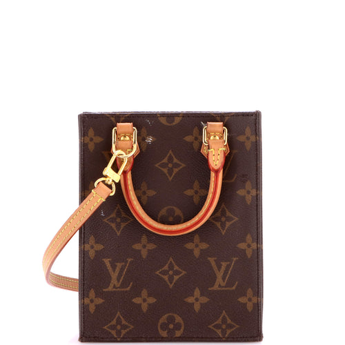 Petit Sac Plat Bag Monogram Canvas