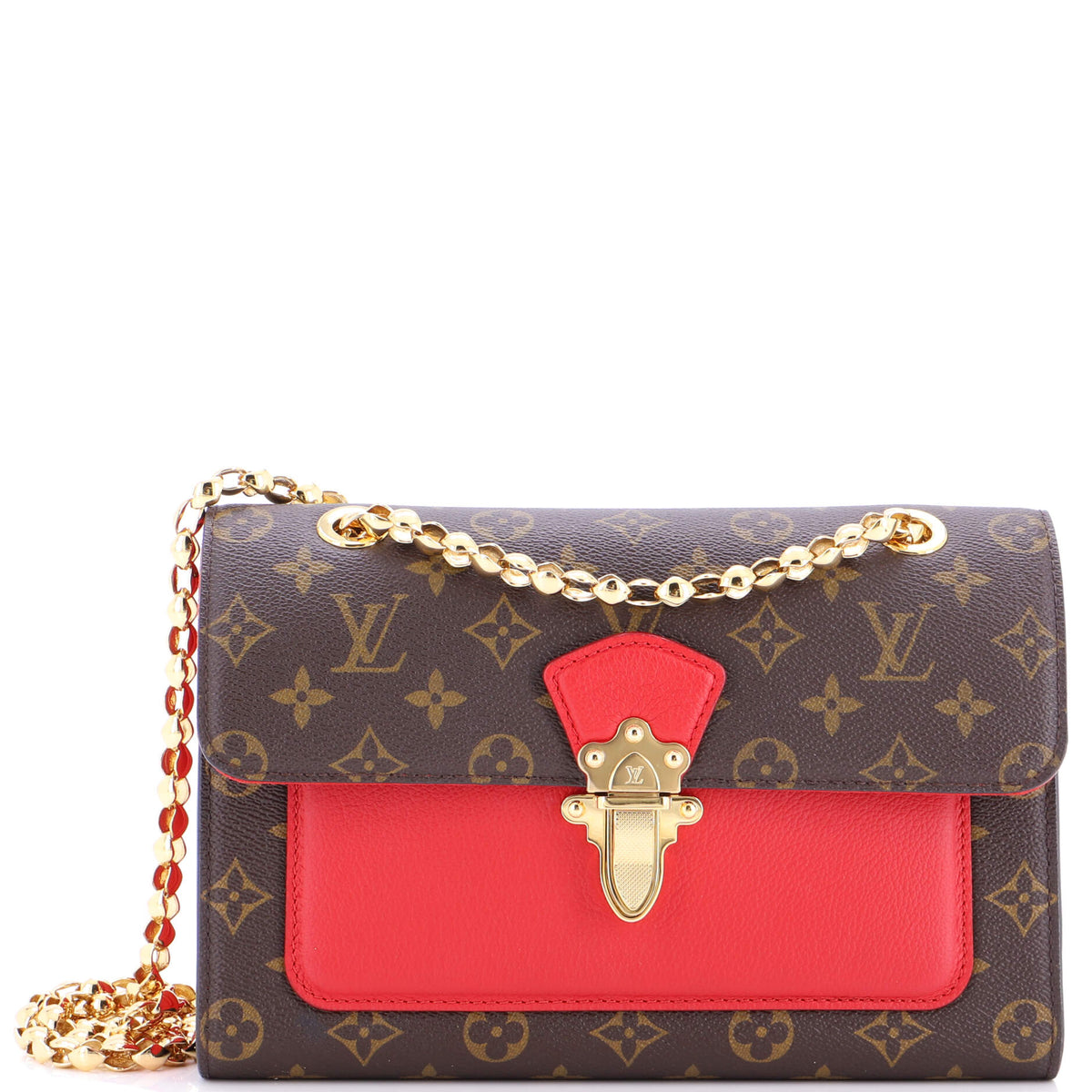 Louis Vuitton Victoire Handbag Monogram Canvas and Leather
