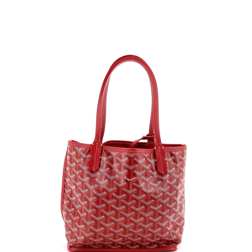 GOYARD Anjou Reversible Tote Coated Canvas Mini