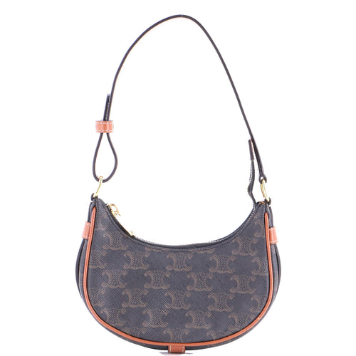 CELINE Ava Bag Triomphe Coated Canvas Mini