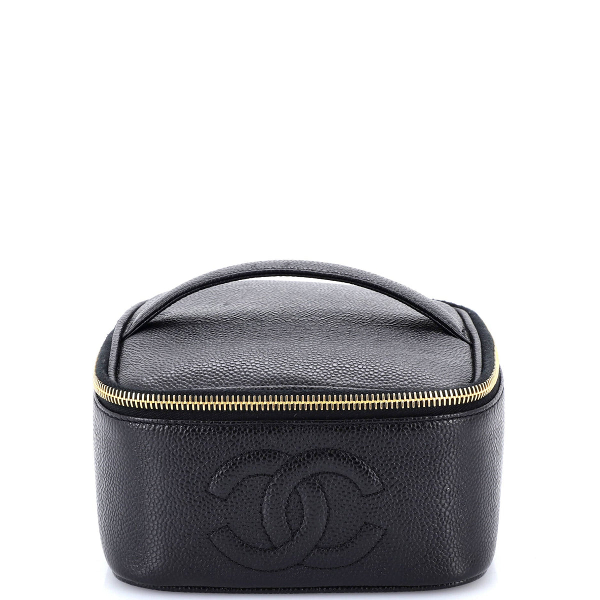 Chanel CHANEL Vintage Timeless Vanity Case Caviar Mini