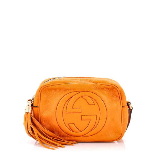 GUCCI Soho Disco Crossbody Bag Leather Small