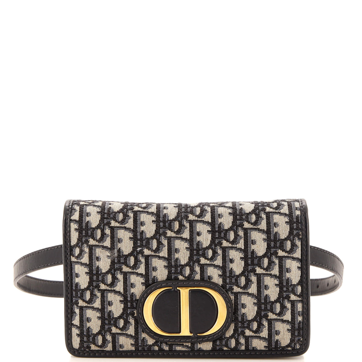 Christian Dior 30 Montaigne 2-in-1 Pouch Oblique Canvas