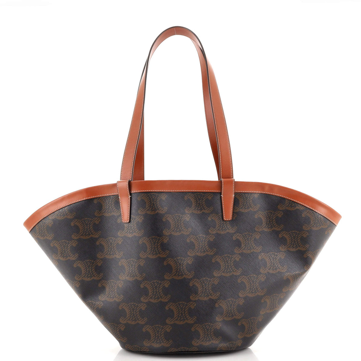 Celine CELINE Couffin Bag Triomphe Coated Canvas Medium