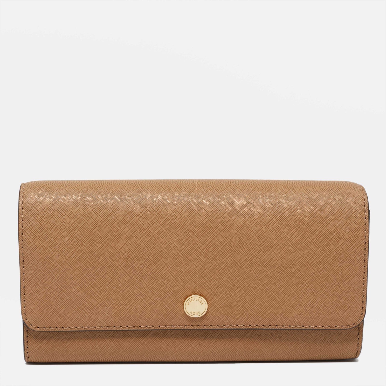 Michael Kors Beige Saffiano Leather Wallet