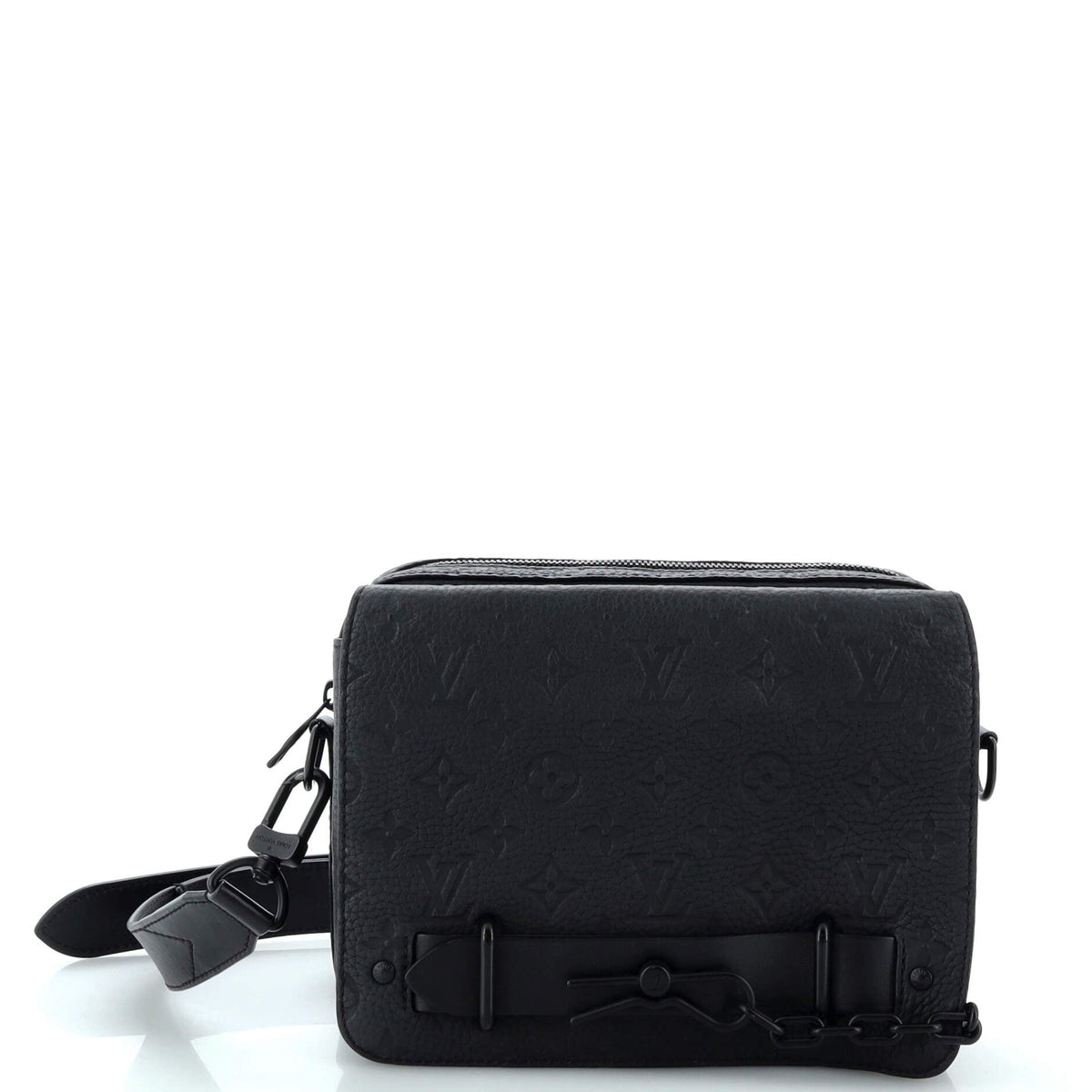 Louis Vuitton Steamer Messenger Bag Monogram Taurillon Leather