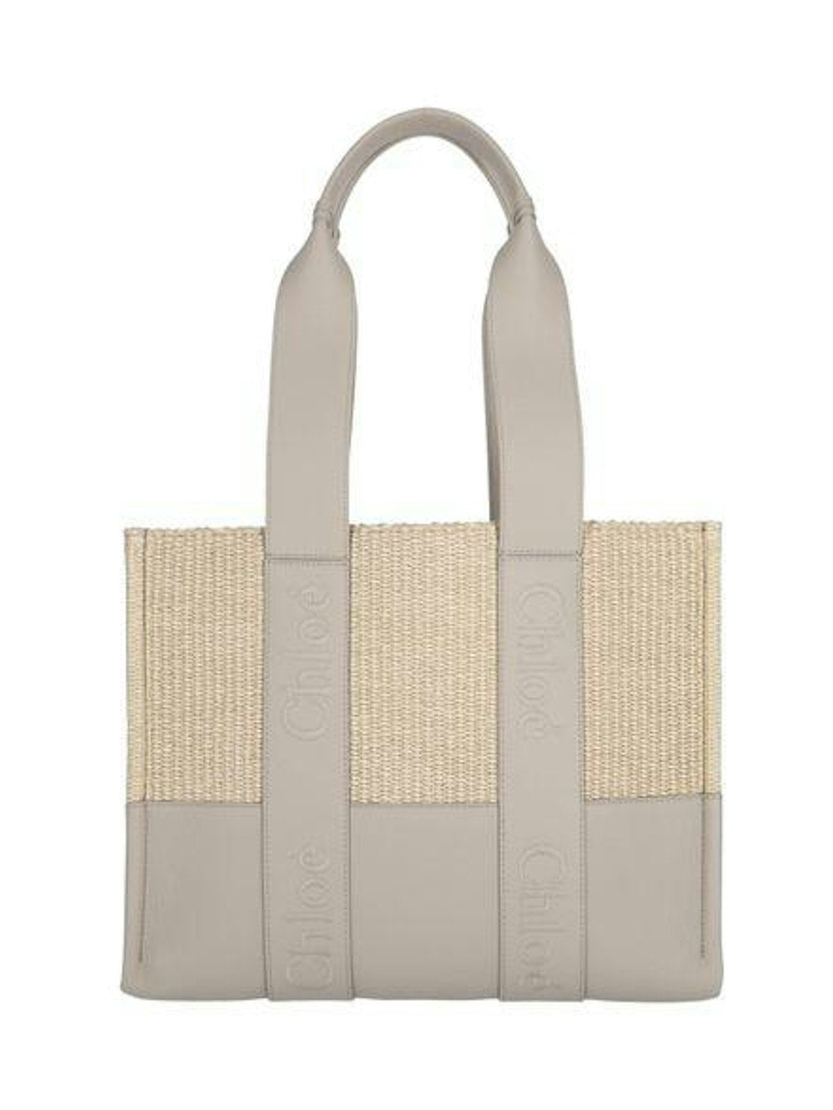 Chloé Women's Woody Tote Bag in Floralgrey | CHC24US383M94