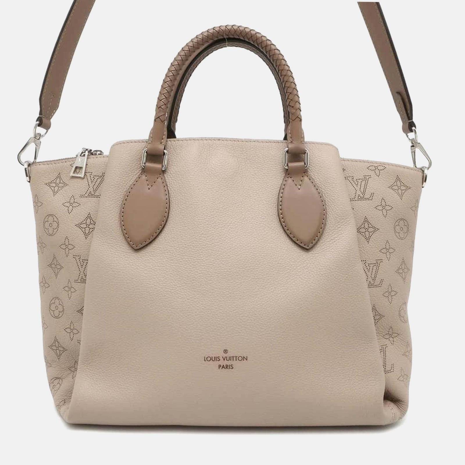 Louis Vuitton Haumea-Umhängetasche aus Mahina-Leder mit Galet-Monogramm