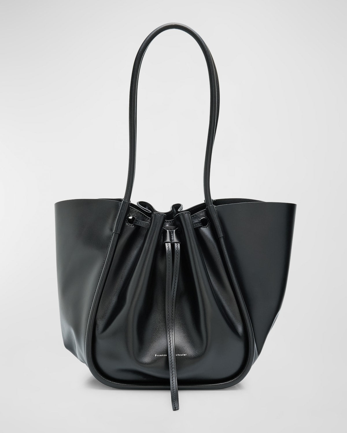 Proenza Schouler Large Ruched Calf Leather Tote Bag