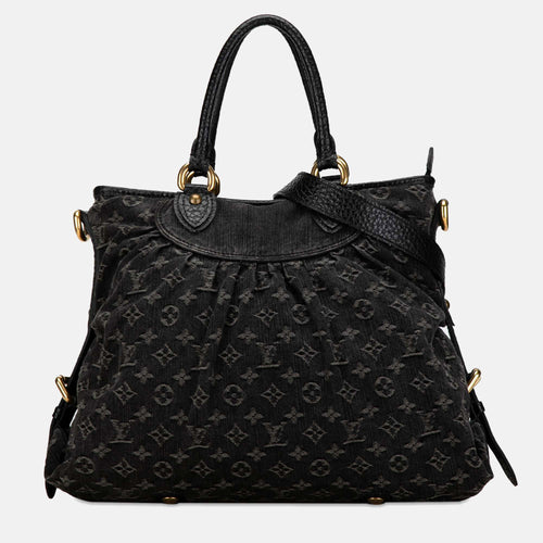 Monogram Denim Canvas Neo Cabby GM Tote Bag