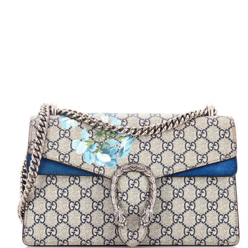 GUCCI Dionysus Bag Blooms Print GG Coated Canvas Small
