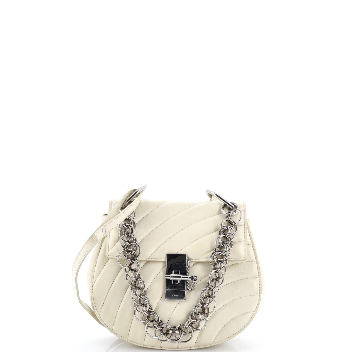 Chloe CHLOE Drew Bijou Crossbody Bag Quilted Leather Small