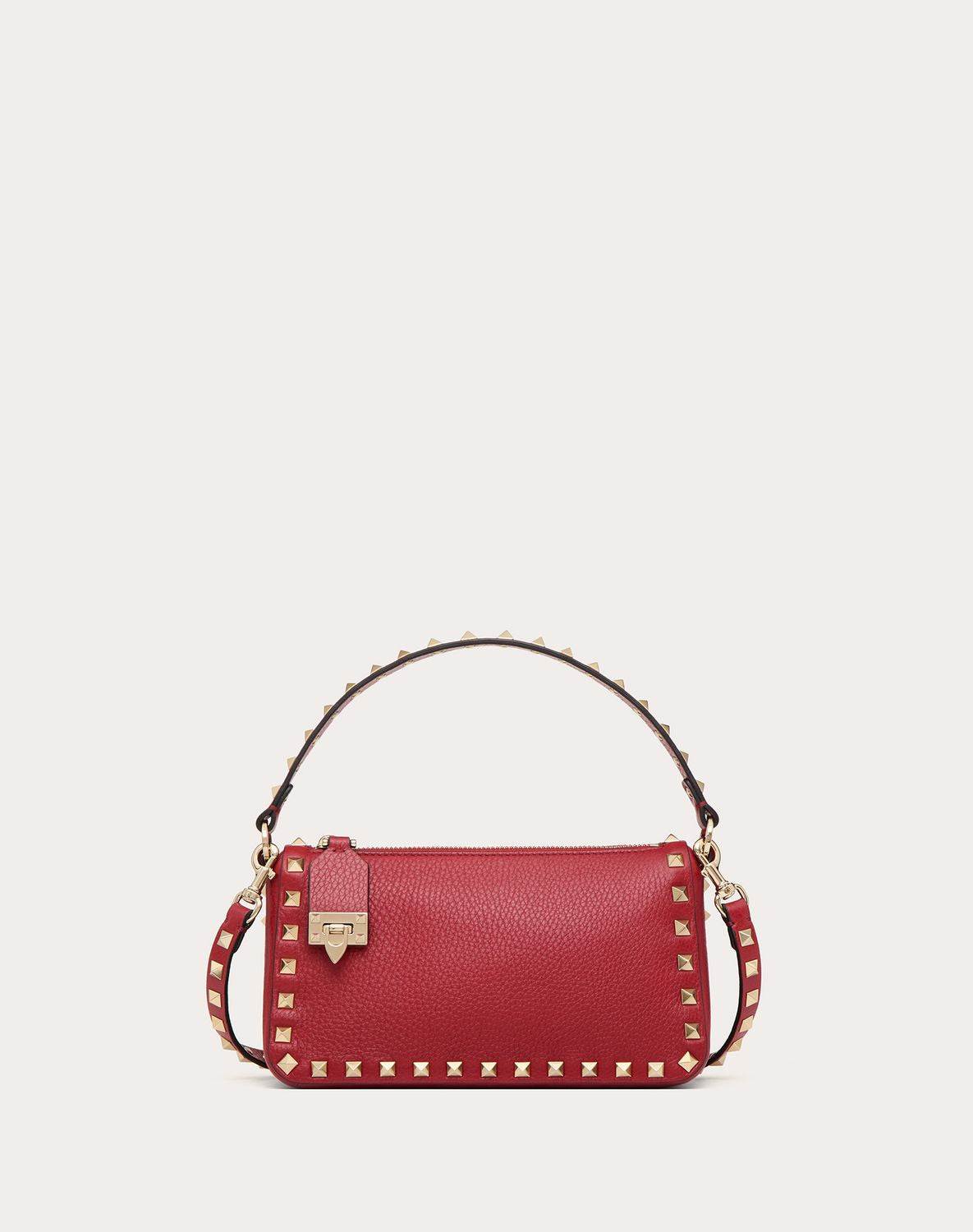 Valentino Women's Rockstud Small Shoulder Bag in Rossov | 5W2B0J47VSF