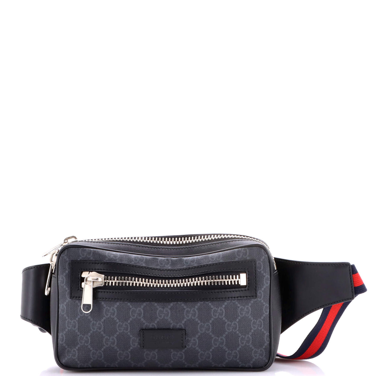 Gucci GUCCI Soft Zip Belt Bag GG Coated Canvas Small