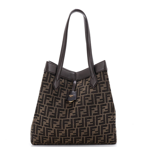 FENDI Origami Tote Zucca Canvas Large