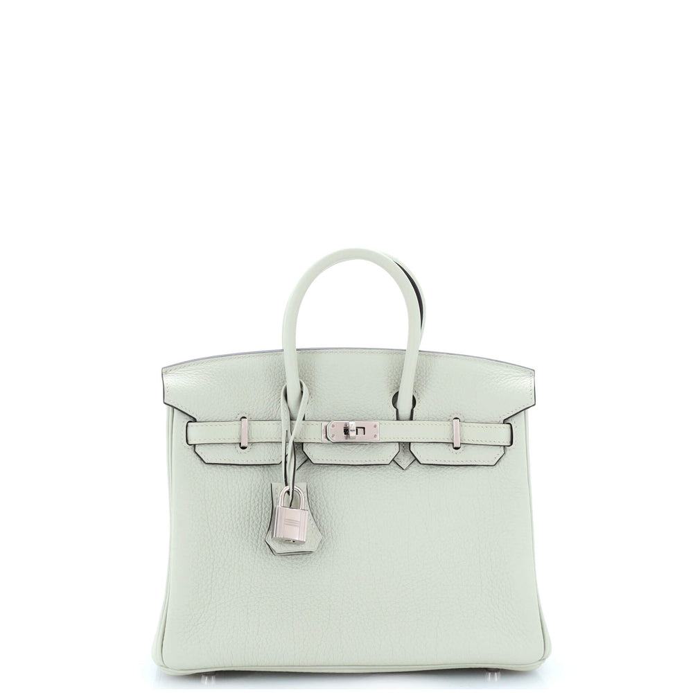 Birkin Handbag Grey Togo with Palladium Hardware 25