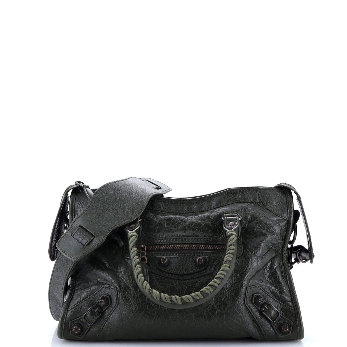 Balenciaga City Classic Studs Bag Leather Small