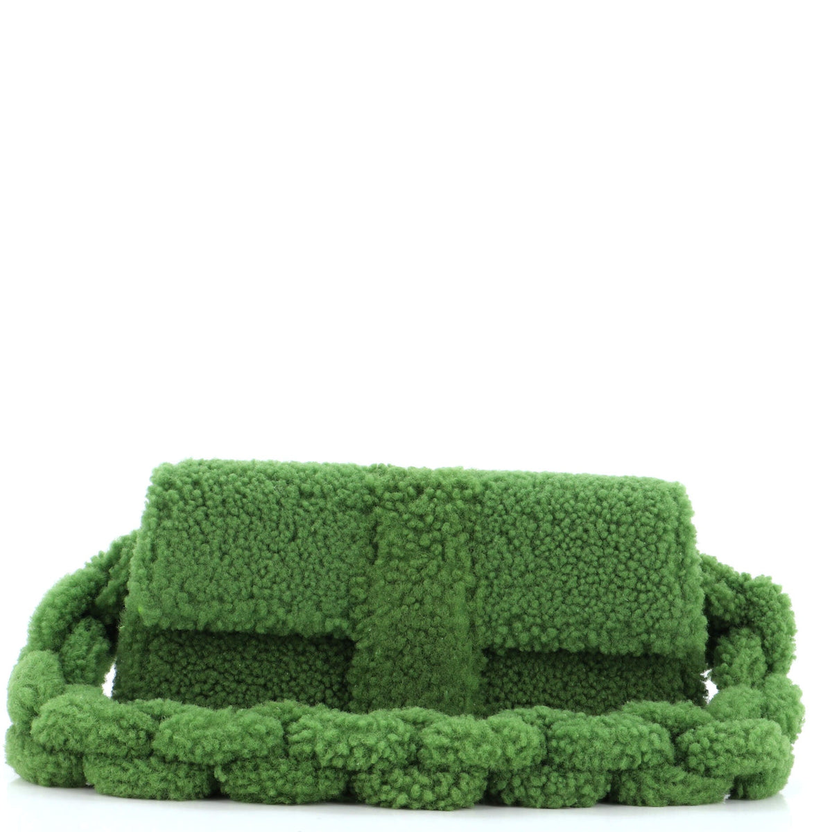 Jacquemus Le Bambidou Flap Bag Shearling