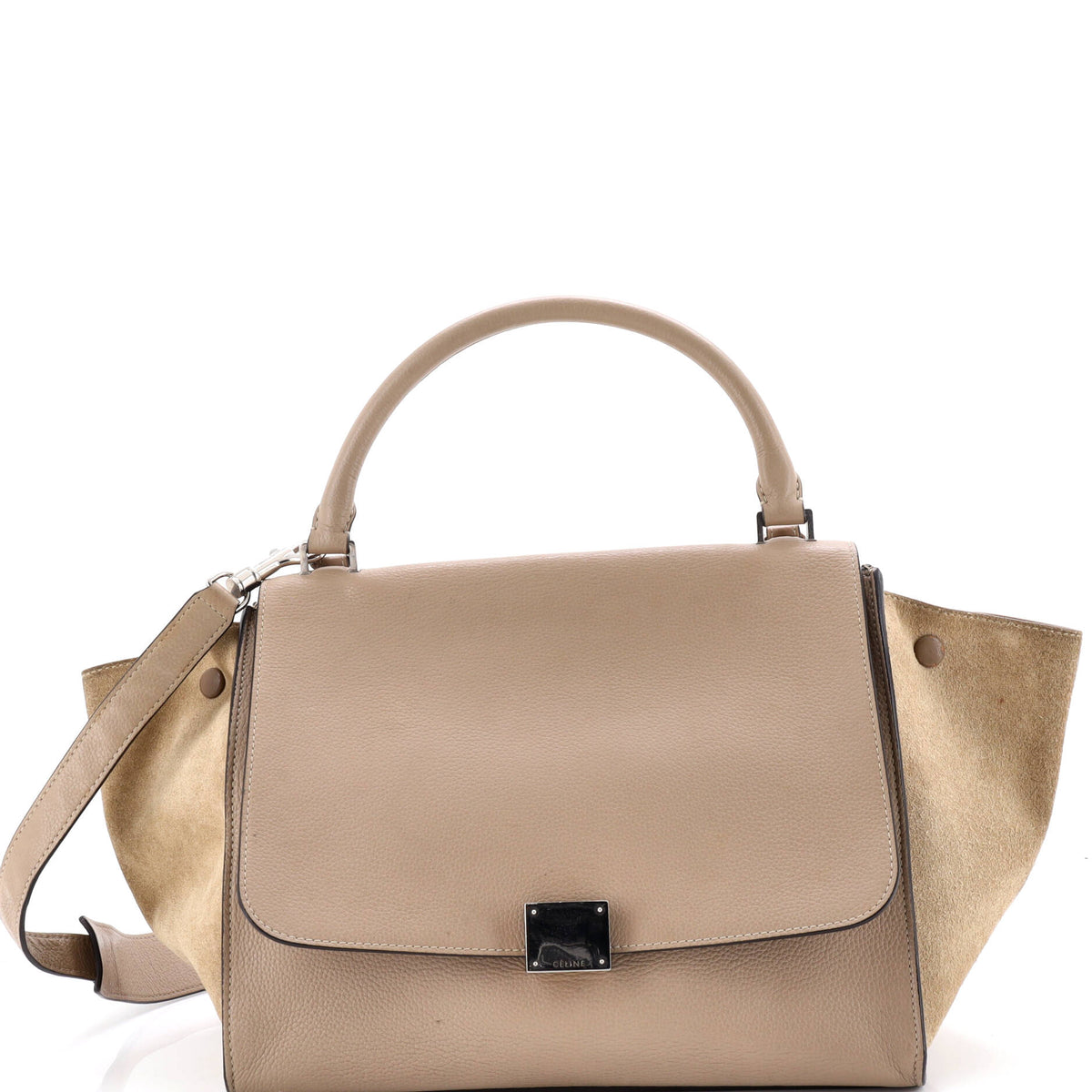 Celine CELINE Trapeze Bag Leather Medium