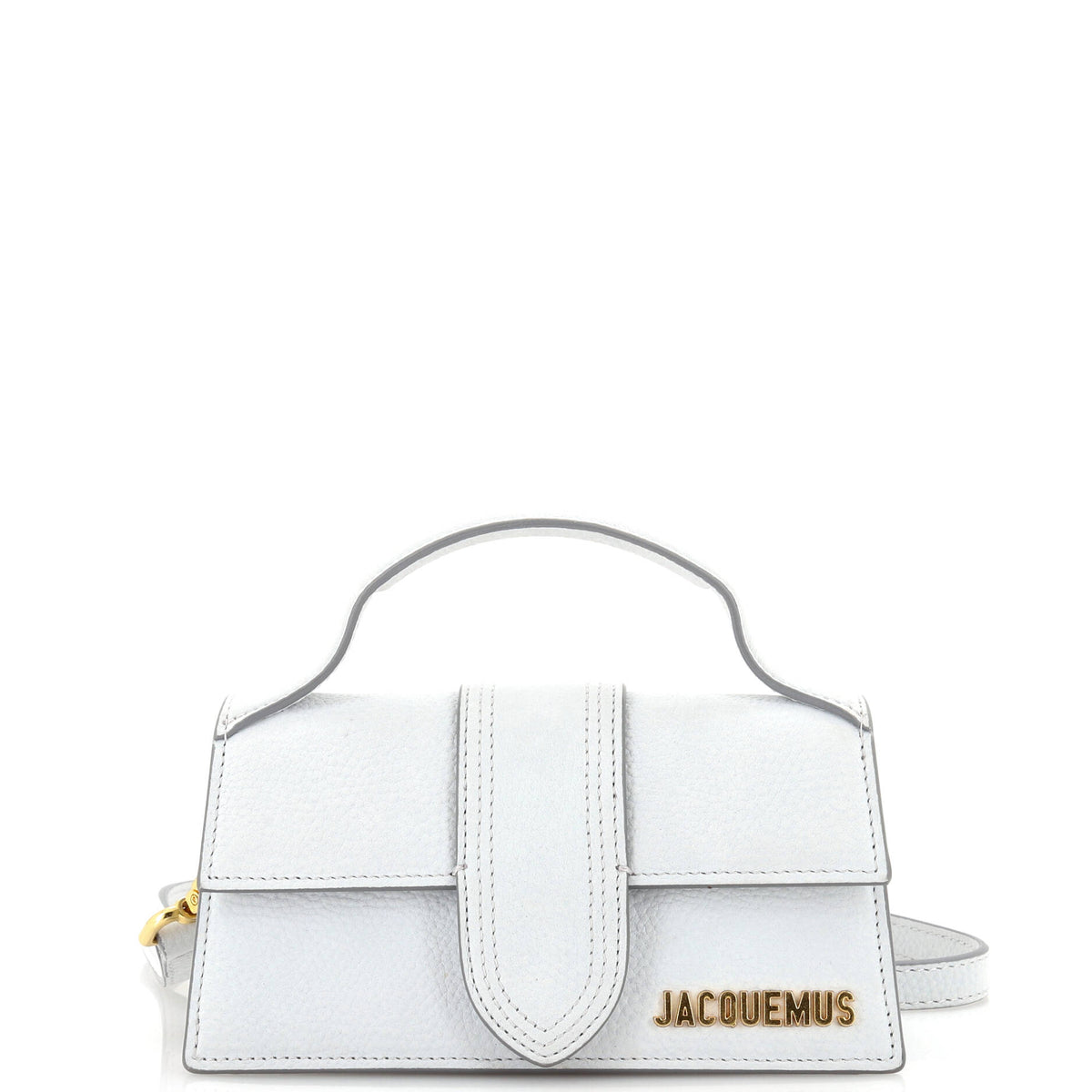 Jacquemus Le Bambino Top Handle Flap Bag Suede