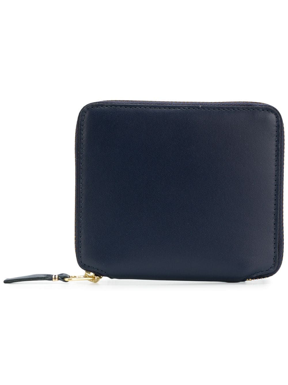 Comme Des Garçons Women's Luxury Leather Zip Wallet in Blue | Size UNICA | SA2100