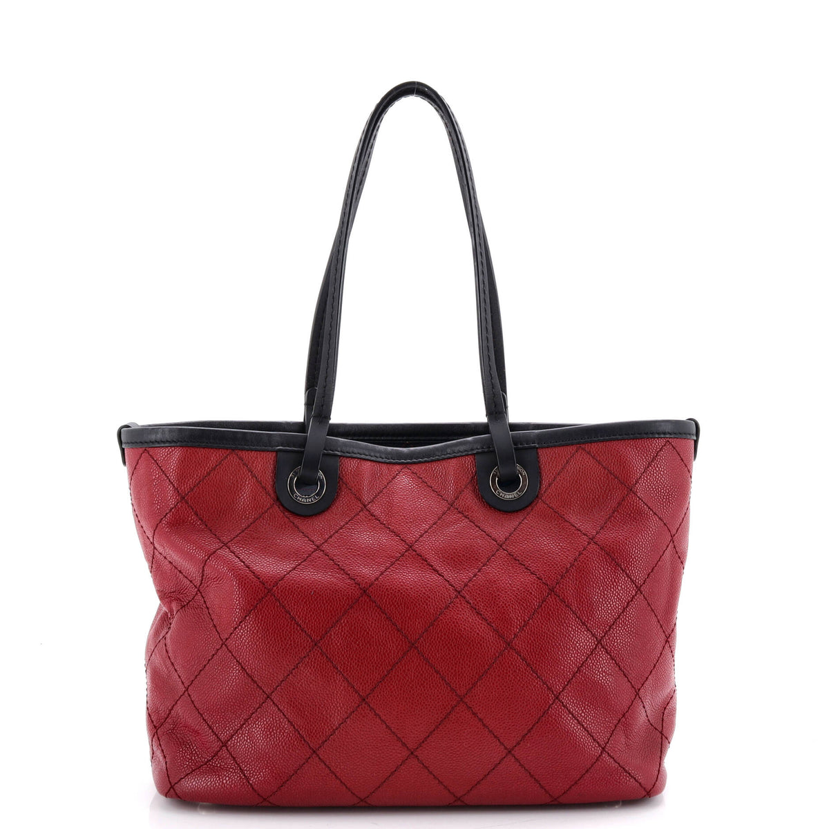Chanel CHANEL Fever Tote Quilted Caviar Medium