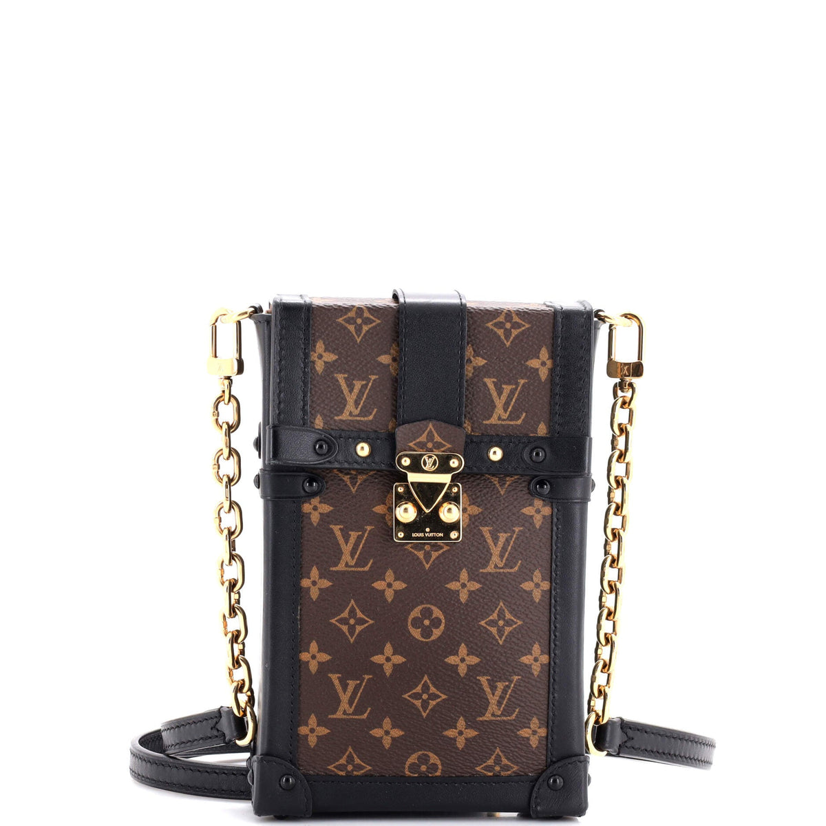 Louis Vuitton Vertical Trunk Pochette Monogram Canvas
