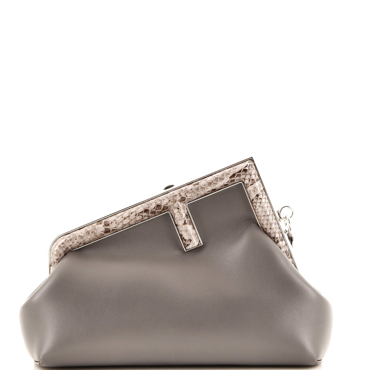 Fendi FENDI First Bag Leather with Python Small