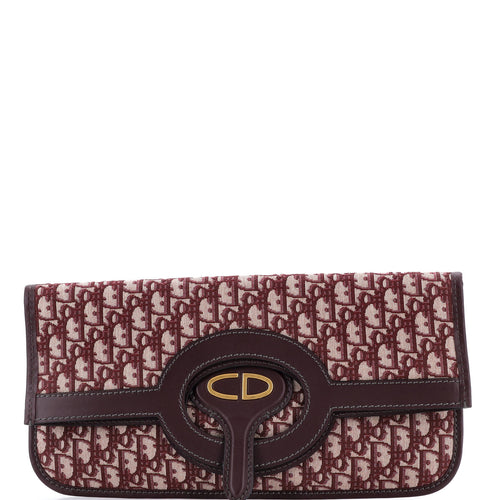 Fold Over Clutch Oblique Canvas