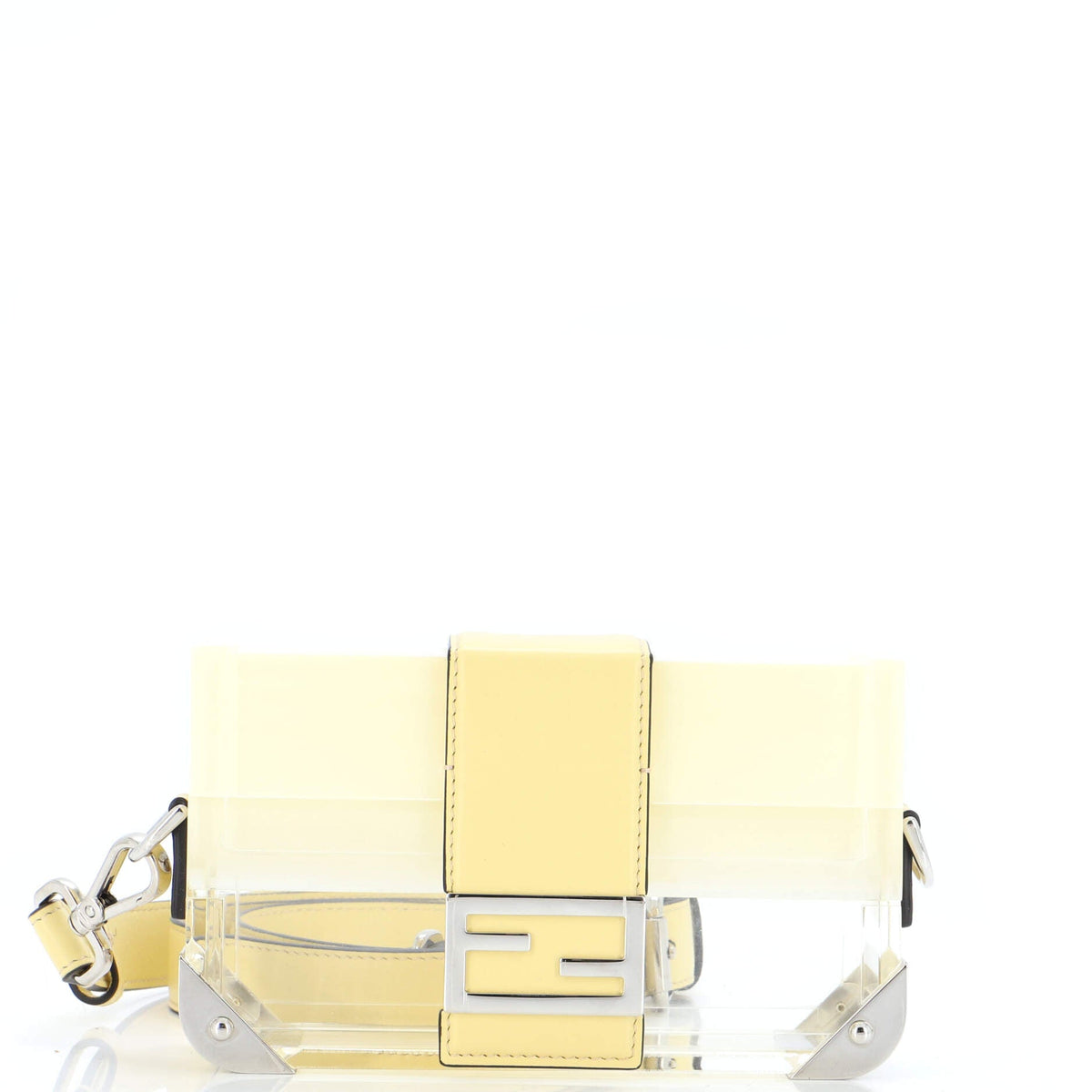 Fendi FENDI Baguette Trunk Bag Plexiglass and Leather Mini
