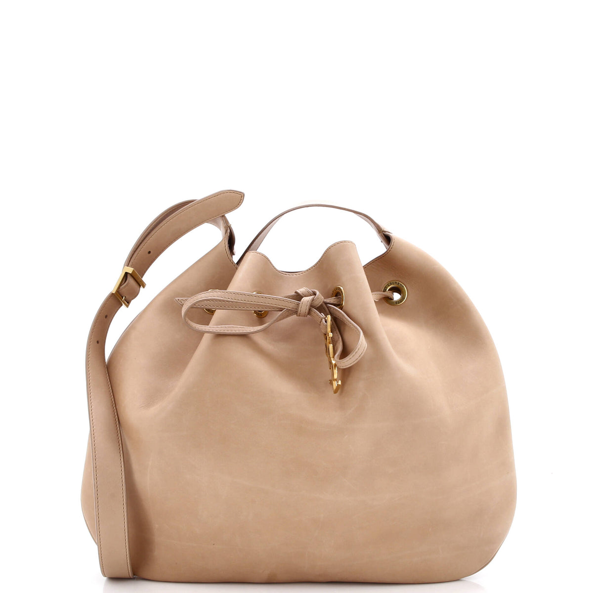 Saint Laurent Paris VII Hobo Leather Large