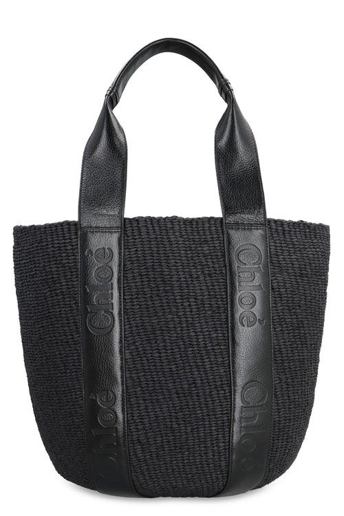 Women's Woody Tote Bag in Black | CHC24AS380N68 Color 001