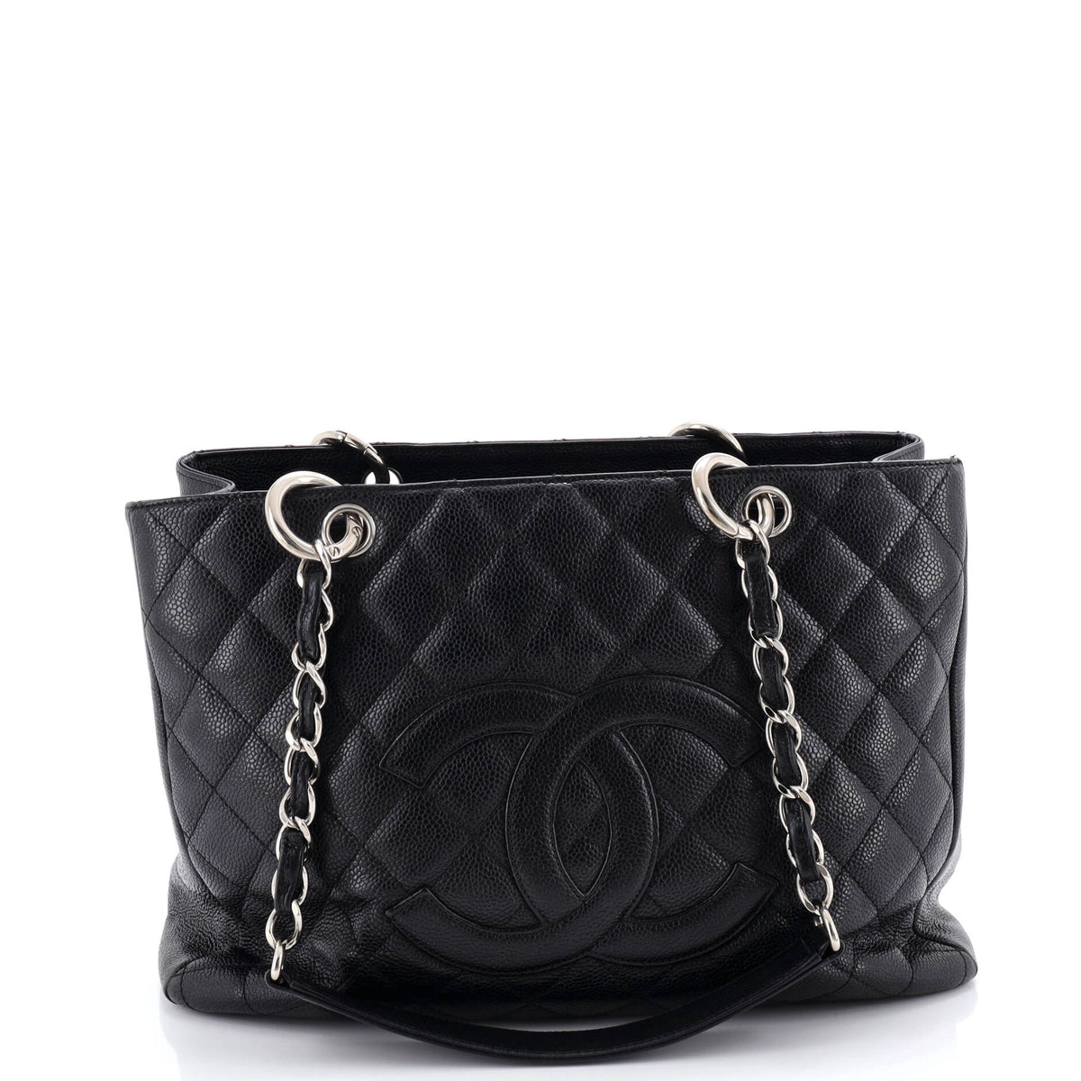 Chanel CHANEL Grand Shopping Tote Quilted Caviar