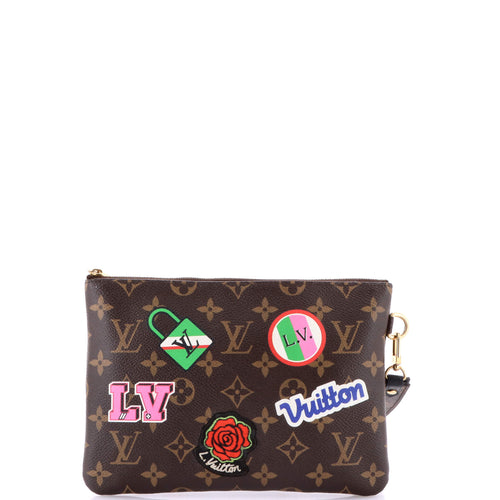 City Pouch Limited Edition Patches Monogram Canvas