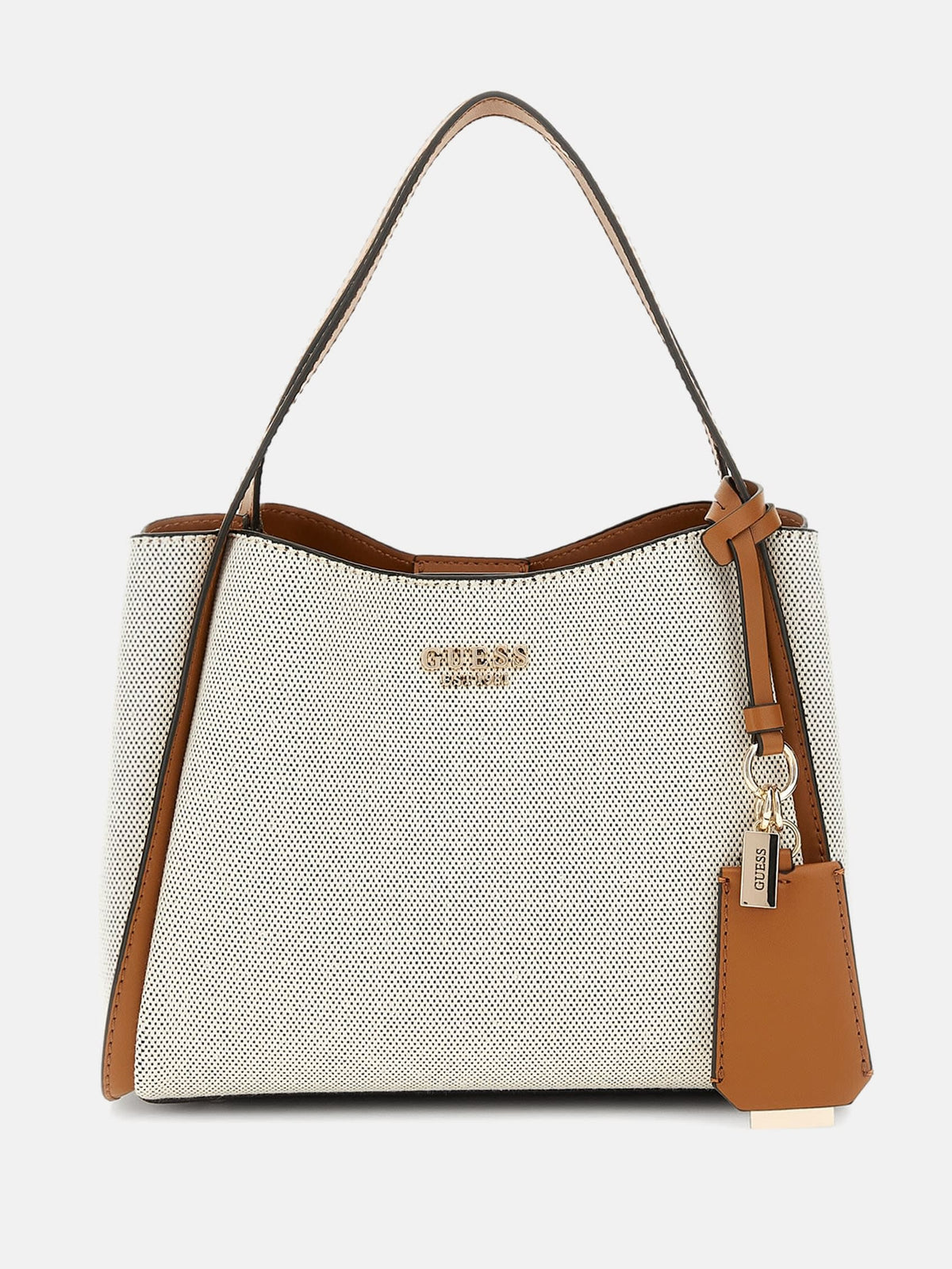 Guess Nicolette Canvas Small Girlfriend Satchel