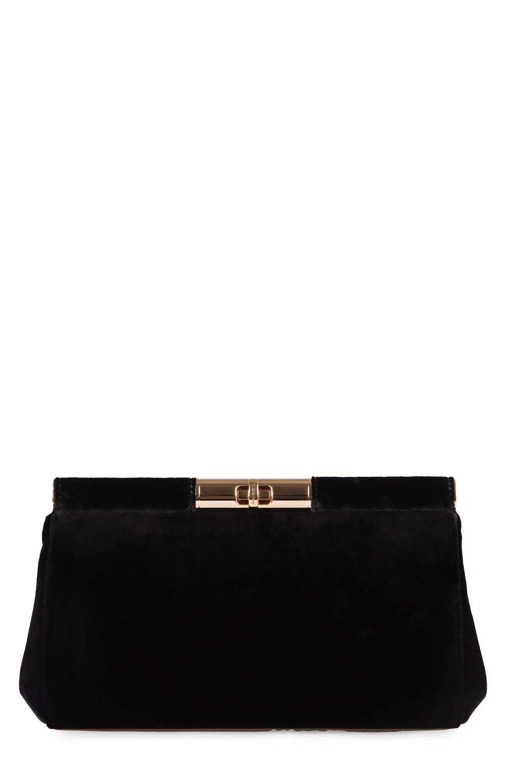 Women's Marlene Velvet Clutch Bag in Black | BB7620A4195 Color 80999