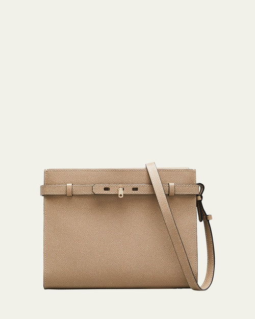 B-Tracollina Leather Shoulder Bag