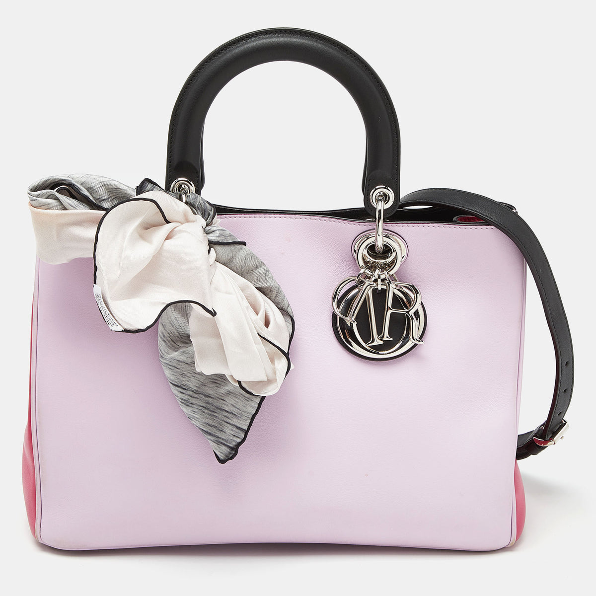 Dior Multicolor Leather Medium Diorissimo Shopper Tote