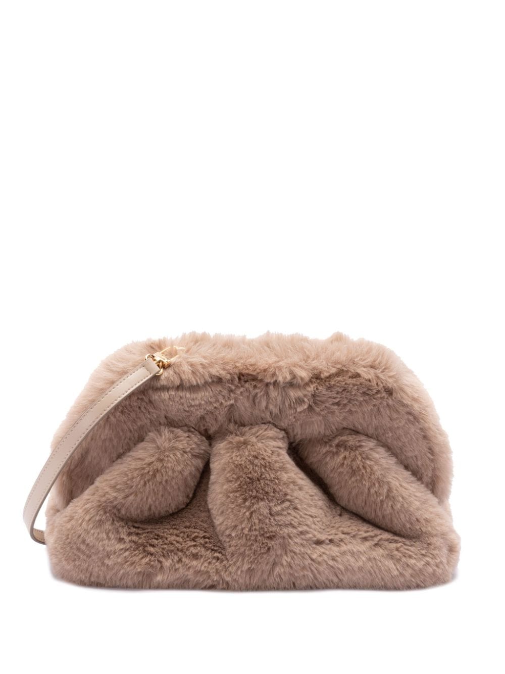 Women's Tia Faux Fur Clutch in Beige | Size UNI | tmfw24tf97